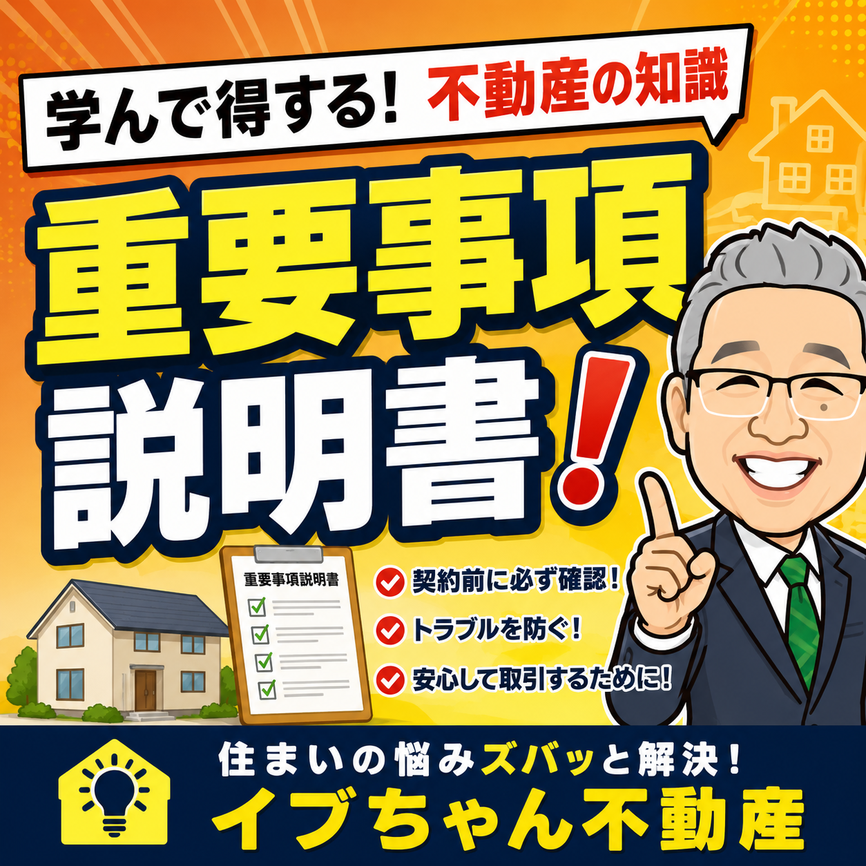 【本日17:00公開】Youtube「重要事項説明書」の基本を学んで、不動産取引で後悔しないために