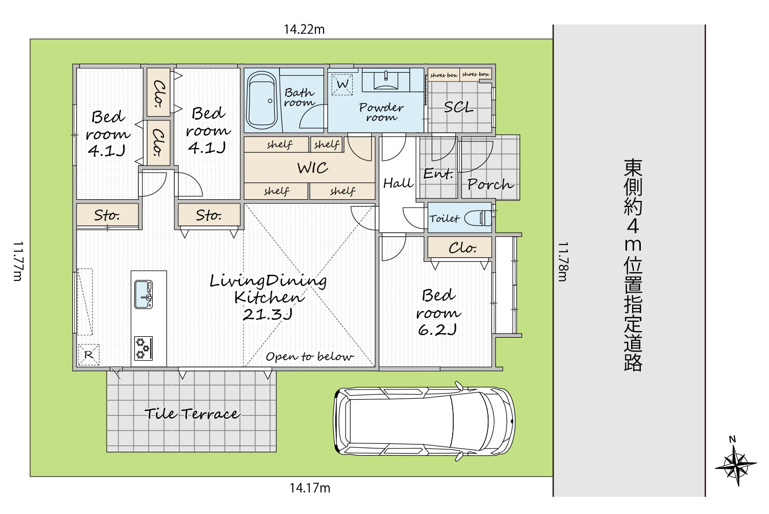 建築条件無し　朝霞市幸町　土地