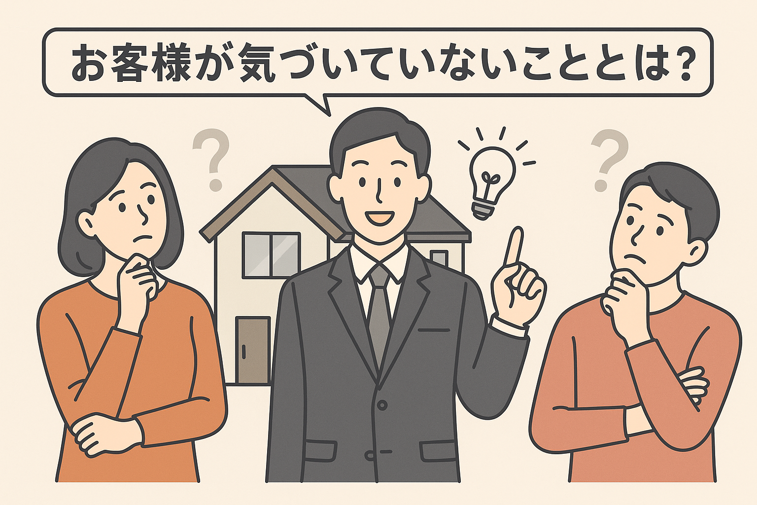 お客様が気づいていないこととは？